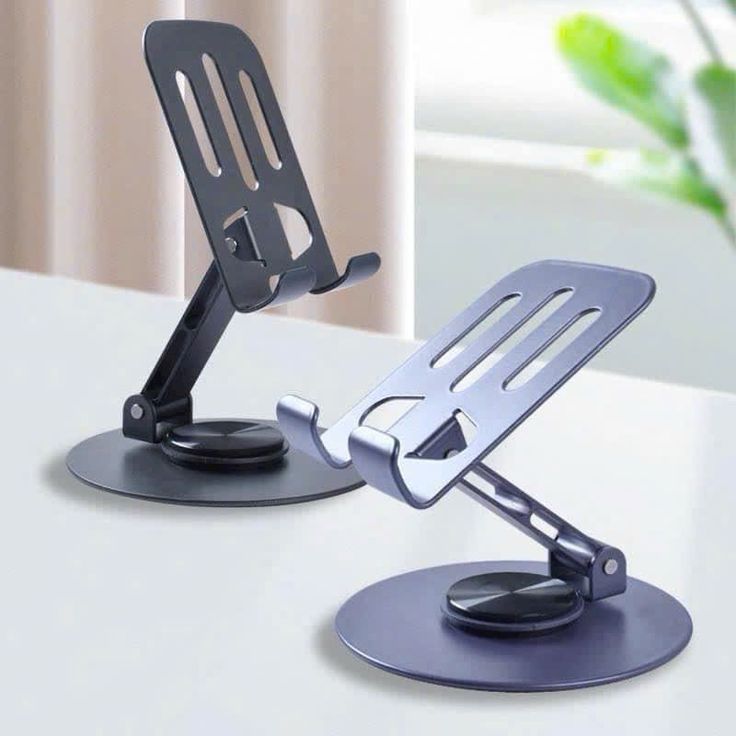 Desktop Metal Mobile Stand with 360° Rotating Base
