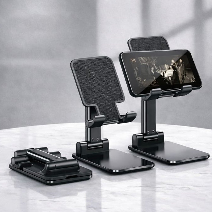 Universal Foldable Mobile Stand for Smartphones - Multi-Angle Adjustable Holder