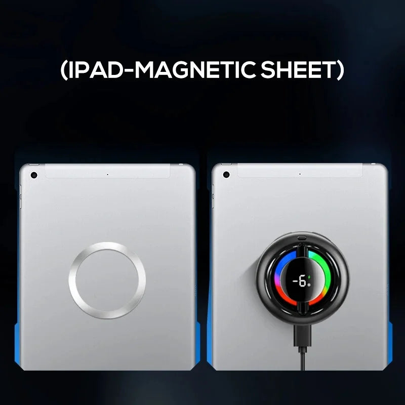 Wireless MEMO CX19 Magnetic Phone Cooler with Wireless Charging | RGB Semiconductor Radiator