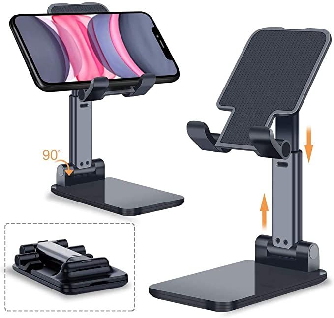Universal Foldable Mobile Stand for Smartphones - Multi-Angle Adjustable Holder