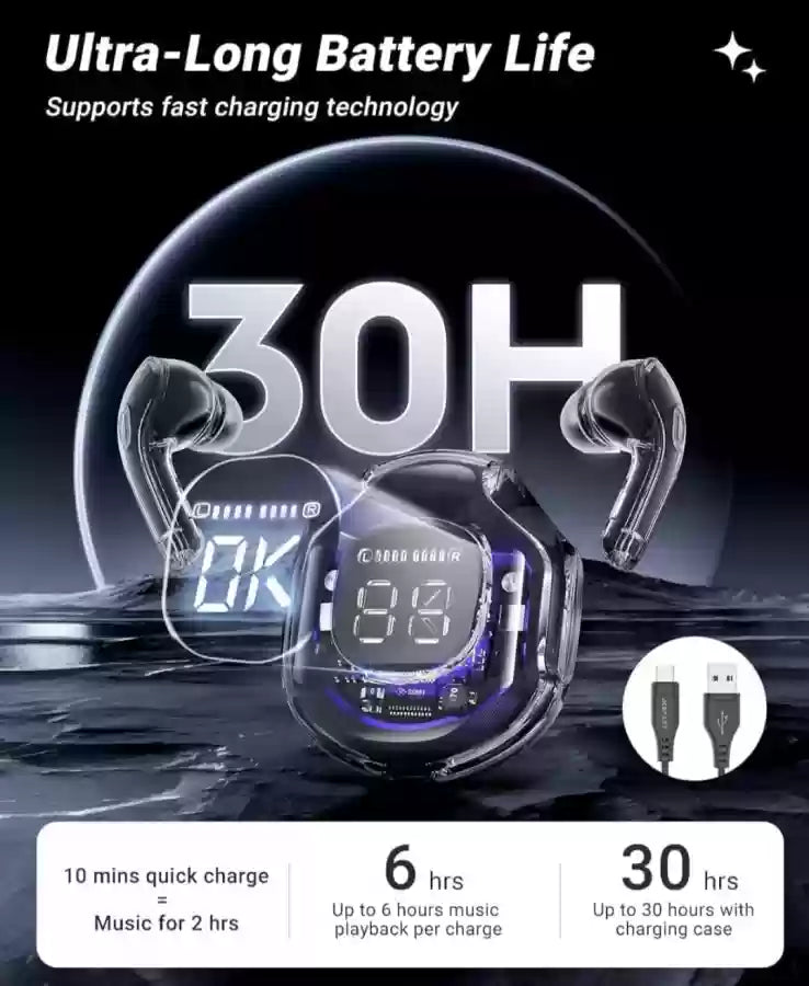 AIR39 TWS WIRELESS AIRBUDS  with Free Protective Cover