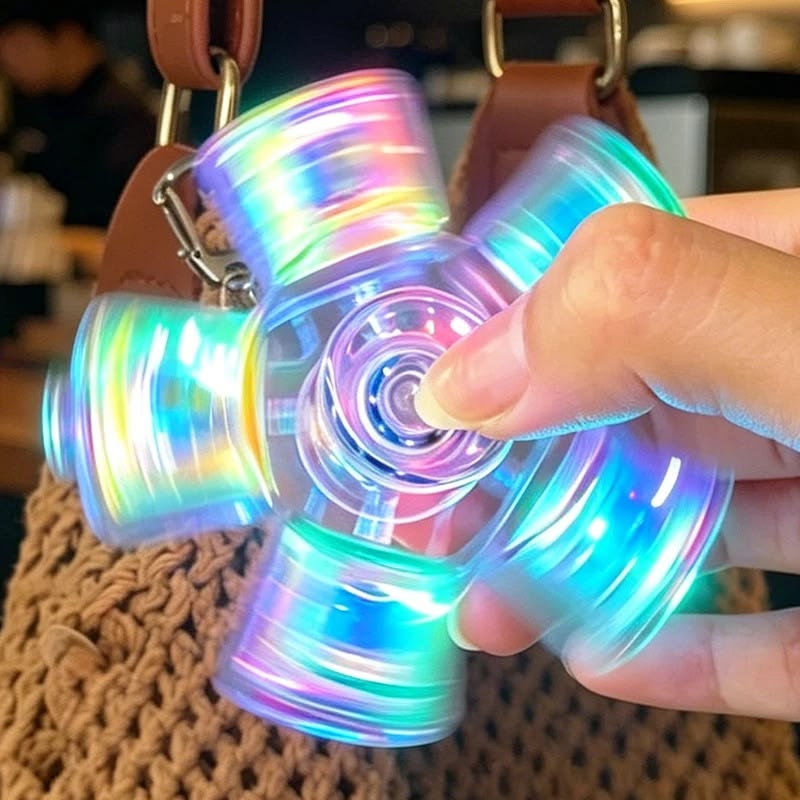 Keyboard Fidget Stress Relief Keychain for Kids & Adults
